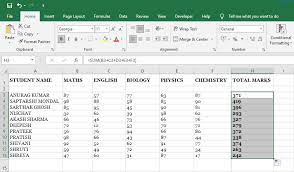 Numbers Using Formulas In Ms Excel