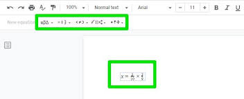 Insert Equations In Google Docs