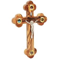 Olive Wood Cross Crucifix
