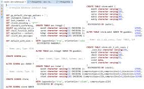 generate sql ddl create scripts for