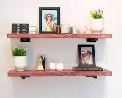 Modern Floating Shelves With
