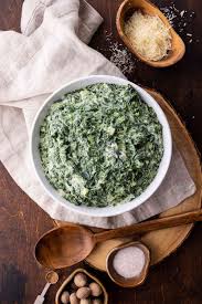 creamed spinach with water chestnuts