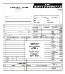 Service Order Invoice Template Order Invoice Template Order