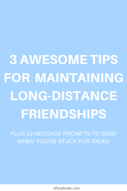 stay connected to long distance friends