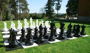 Giant Garden Chess Set 25 64cm