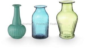 Pip Studio Glass Vases S Green Blue