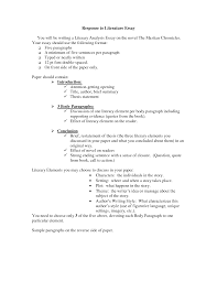 Sample literary analysis papers Literary Nonfiction Essays