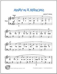 Away In A Manger Free Easy Piano Sheet Music