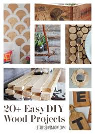 Pine is the ideal wood for this kind of do it yourself project. 20 Easy Diy Wood Projects Little Red Window