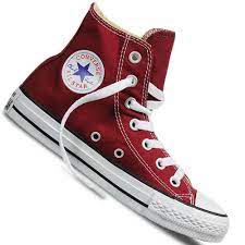 Converse / ˈ k ɒ n v ər s / is an american shoe company that designs, distributes, and licenses sneakers, skating shoes, lifestyle brand footwear, apparel, and accessories. Converse Chucks All Star Hi Maroon Fun Sport Vision