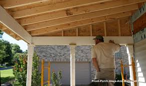 building a porch roof tips and photos