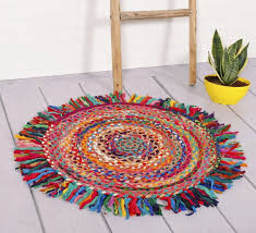 jute floor mat rugs reversible indian