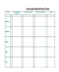 Sales Marketing Plan Template Free Annual Download Blogger