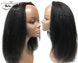 Best 100% human hair wigs for black women,cheap wigs for sale | rewigs. Human Hair Kinky Straight Outre Half Wigs For Black Women Etsy