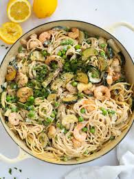 creamy garlic prawn pasta 10 minute meal