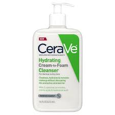 cerave hydrating cream to foam cleanser