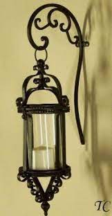 Wrought Iron Candle Wall Sconces