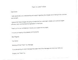 Appreciation Letter Boss Letters Powerful With Thanks To For
