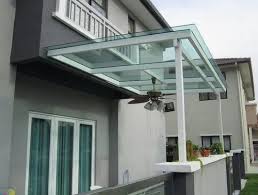 Toughened Glass Roof Installation With