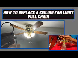 broken ceiling fan light pull chain