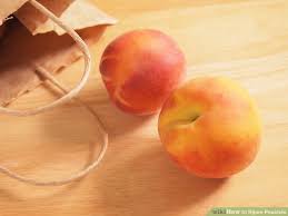 2 Easy Ways To Ripen Peaches Wikihow