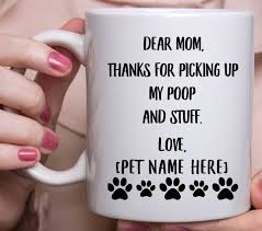 funny personalized dog mom gifts