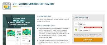how to sell gift cards with woocommerce