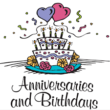 celebrating birthdays and anniversaries