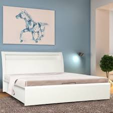 aura king size bed with hydraulic