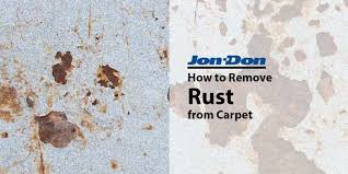 how to remove rust from carpet