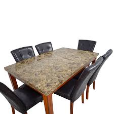 furniture faux marble dining set