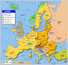 Name of regiona› and territory, with flag. Map Of Europe Member States Of The Eu Nations Online Project