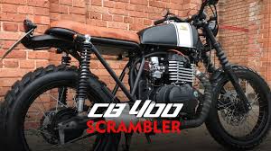 honda cb400 scrambler storm motorcycle