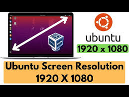 virtualbox screen resolution 1920x1080