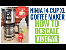 descale with vinegar ninja 14 cup xl