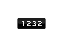 1232 (Heritage) Number Plates For Sale, VIC - MrPlates