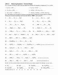 chemistry worksheets balancing