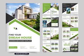 house brochure template design