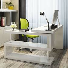 Shop for white gloss desks online at target. Siena White High Gloss Large Computer Pc Home Executive Study Office Corner Desk Ebay