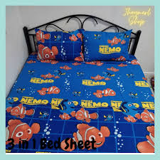 Neeeemooo3in1 Cotton Bed Sheet Set 1