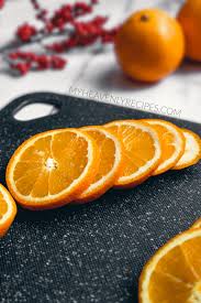how to make dried orange slices my