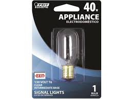 40w Appliance Light Bulb T8 130 Volts Feit Electric Light Bulbs Bp40t8n 130 Newegg Com