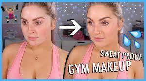 gym makeup routine sweat proof