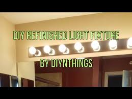 Diy Refinished Light Fixture You