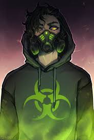 anime boy with gas mask wallpapers