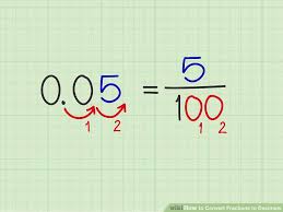 4 Easy Ways To Convert Fractions To Decimals Wikihow