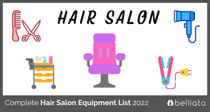 complete hair salon equipment list 2023