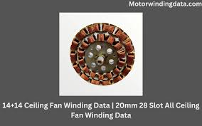 14 14 ceiling fan winding data