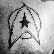 Star trek the original series tattoo. 50 Star Trek Tattoo Designs For Men Science Fiction Ink Ideas