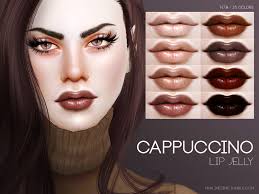 cappuccino lip jelly n79 the sims 4